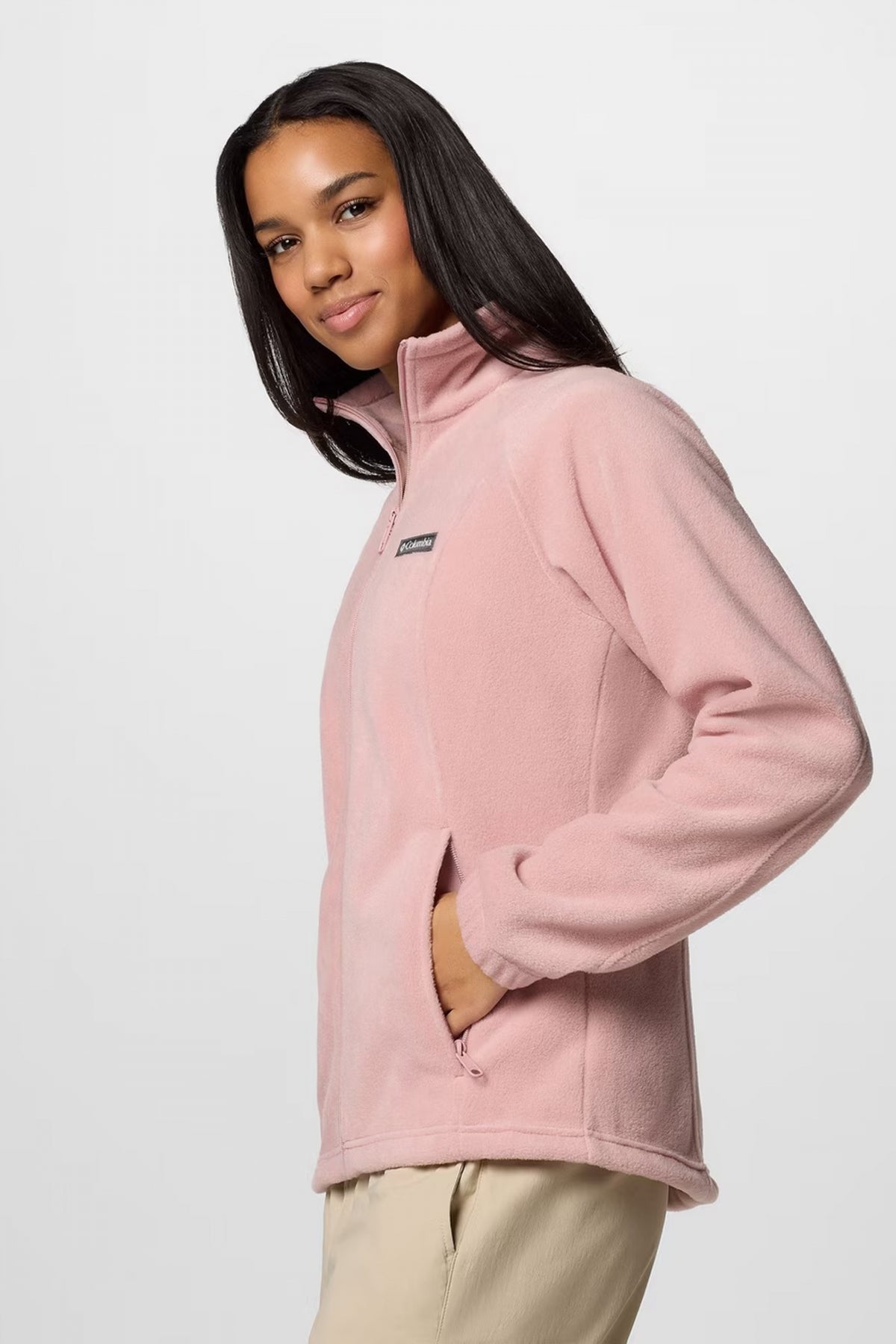 COLUMBIA BENTON SPRINGS FULL ZIP en color ROSA  (2)