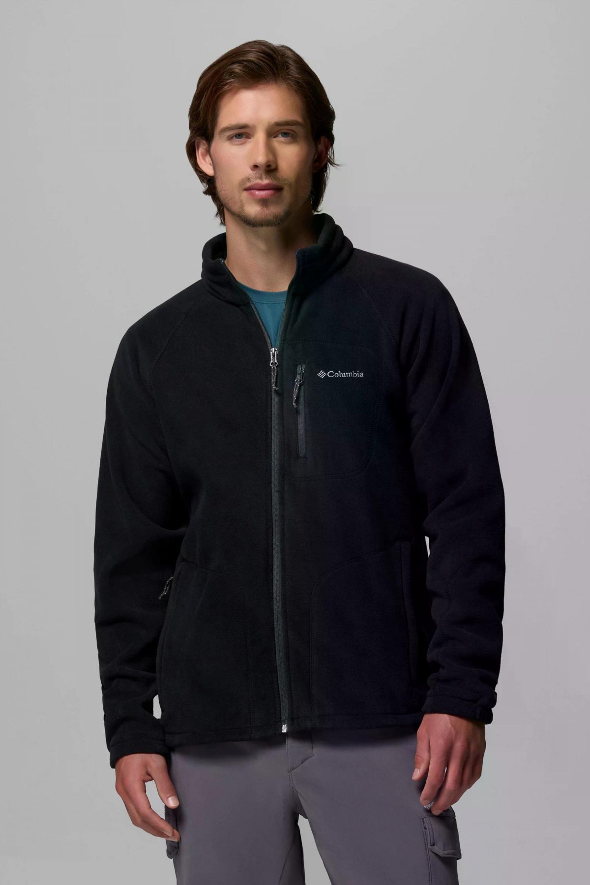 COLUMBIA FAST TREK II FULL ZIP FLE en color NEGRO  (1)