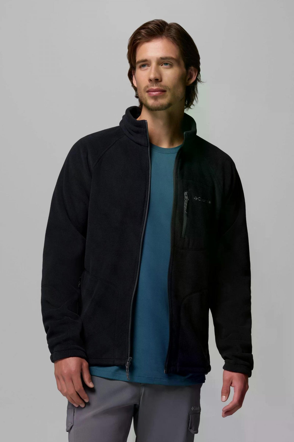 COLUMBIA FAST TREK II FULL ZIP FLE en color NEGRO  (3)