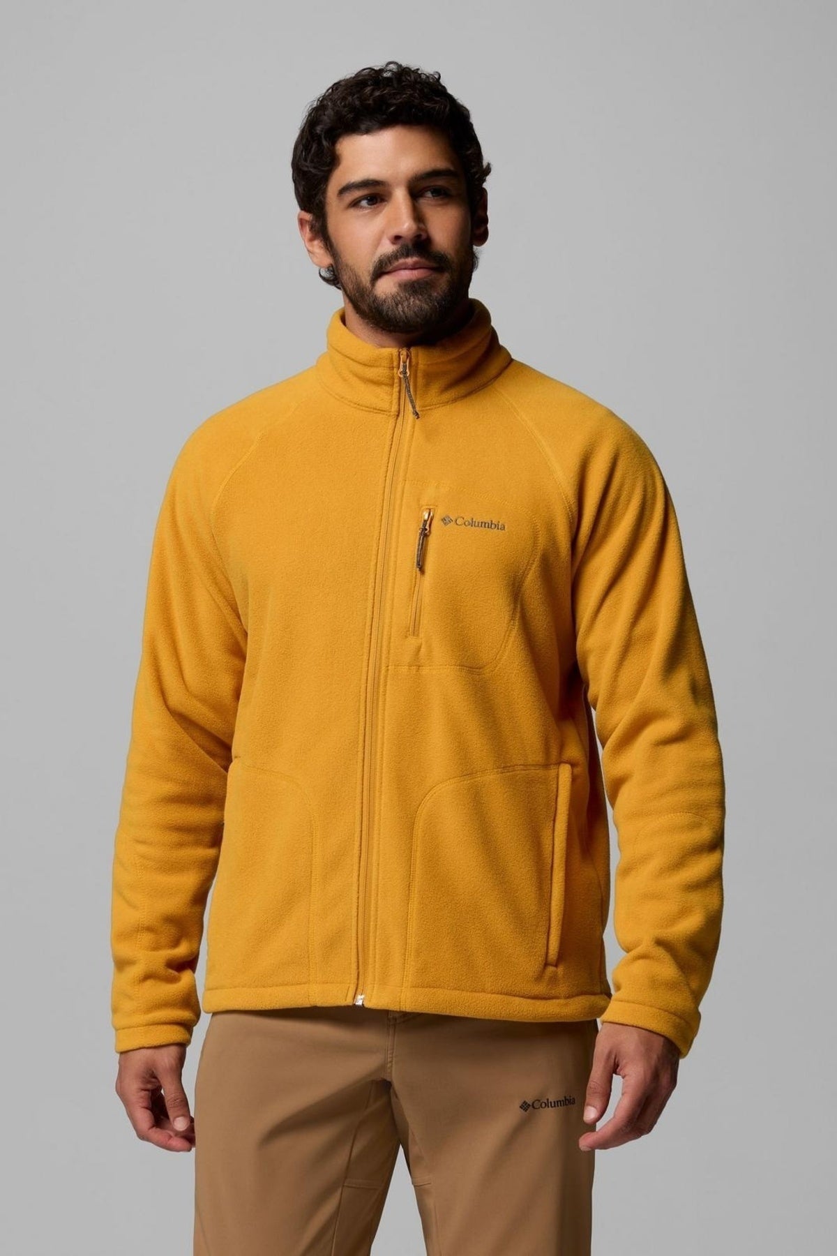 COLUMBIA CB FAST TREK II FULL ZIP FLE en color AMARILLO  (1)