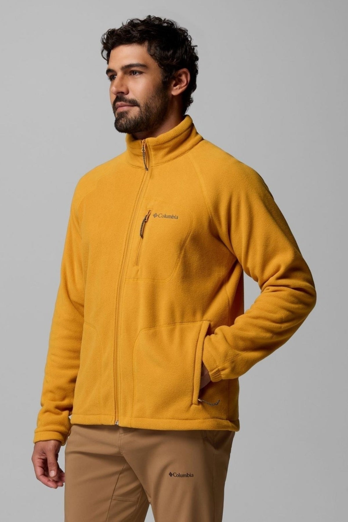 COLUMBIA CB FAST TREK II FULL ZIP FLE en color AMARILLO  (3)