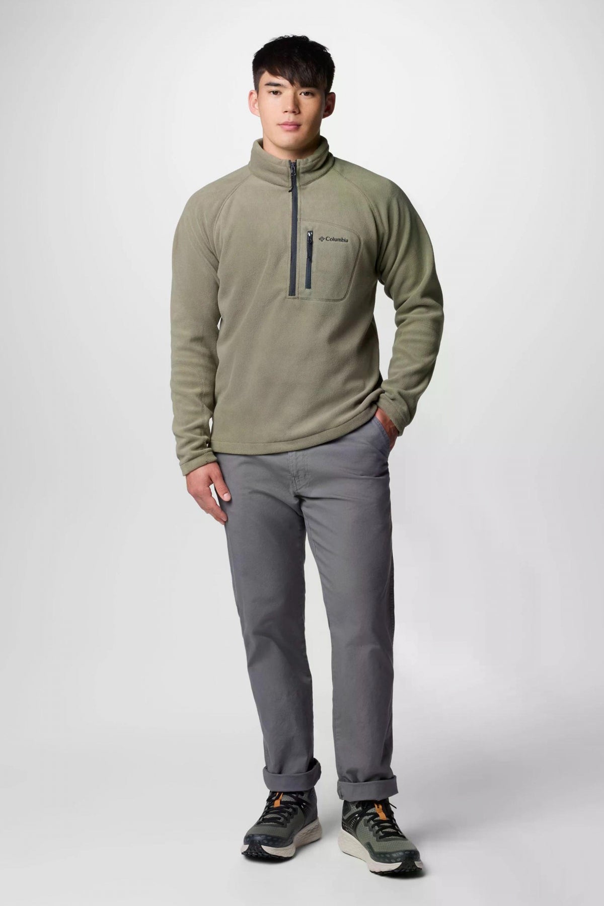 COLUMBIA FAST TREK III HALF ZIP FL en color VERDE  (4)