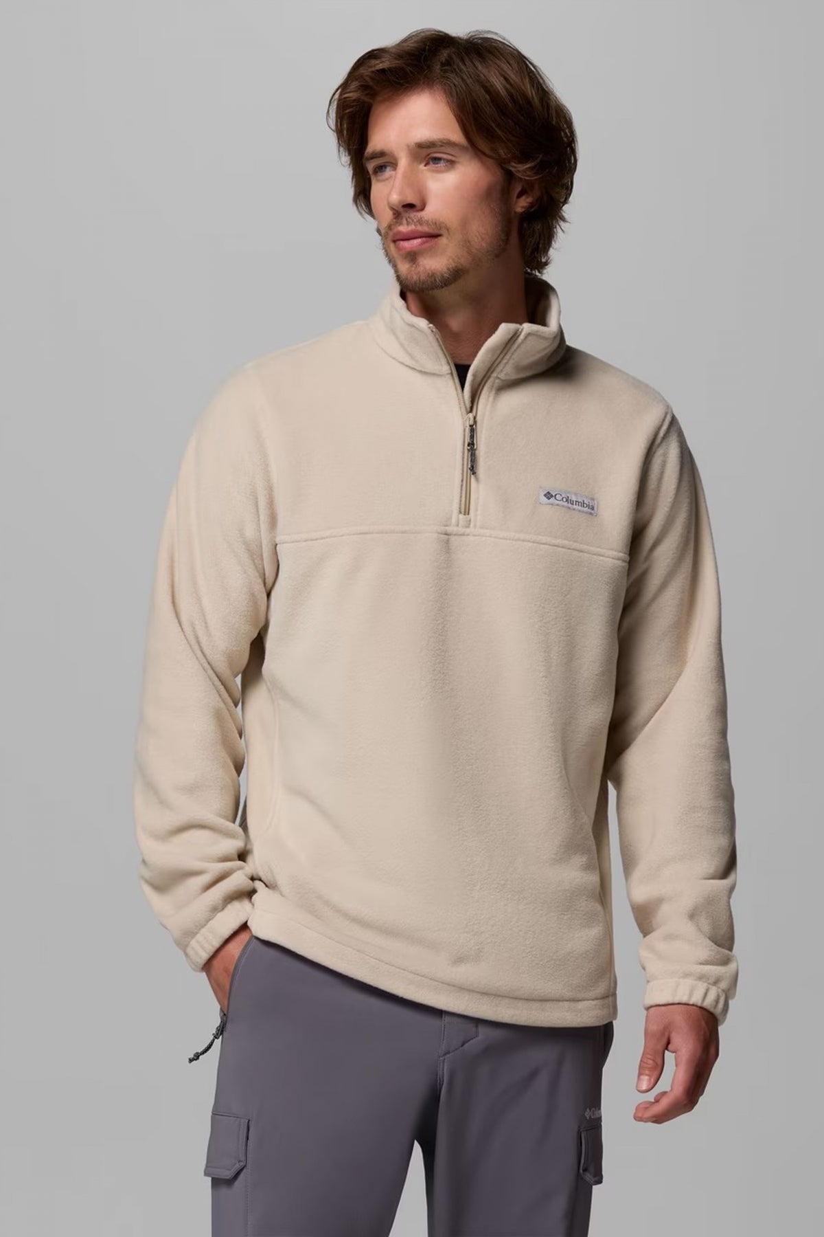 COLUMBIA STEENS MOUNTAIN HALF ZIP en color BEIS  (1)