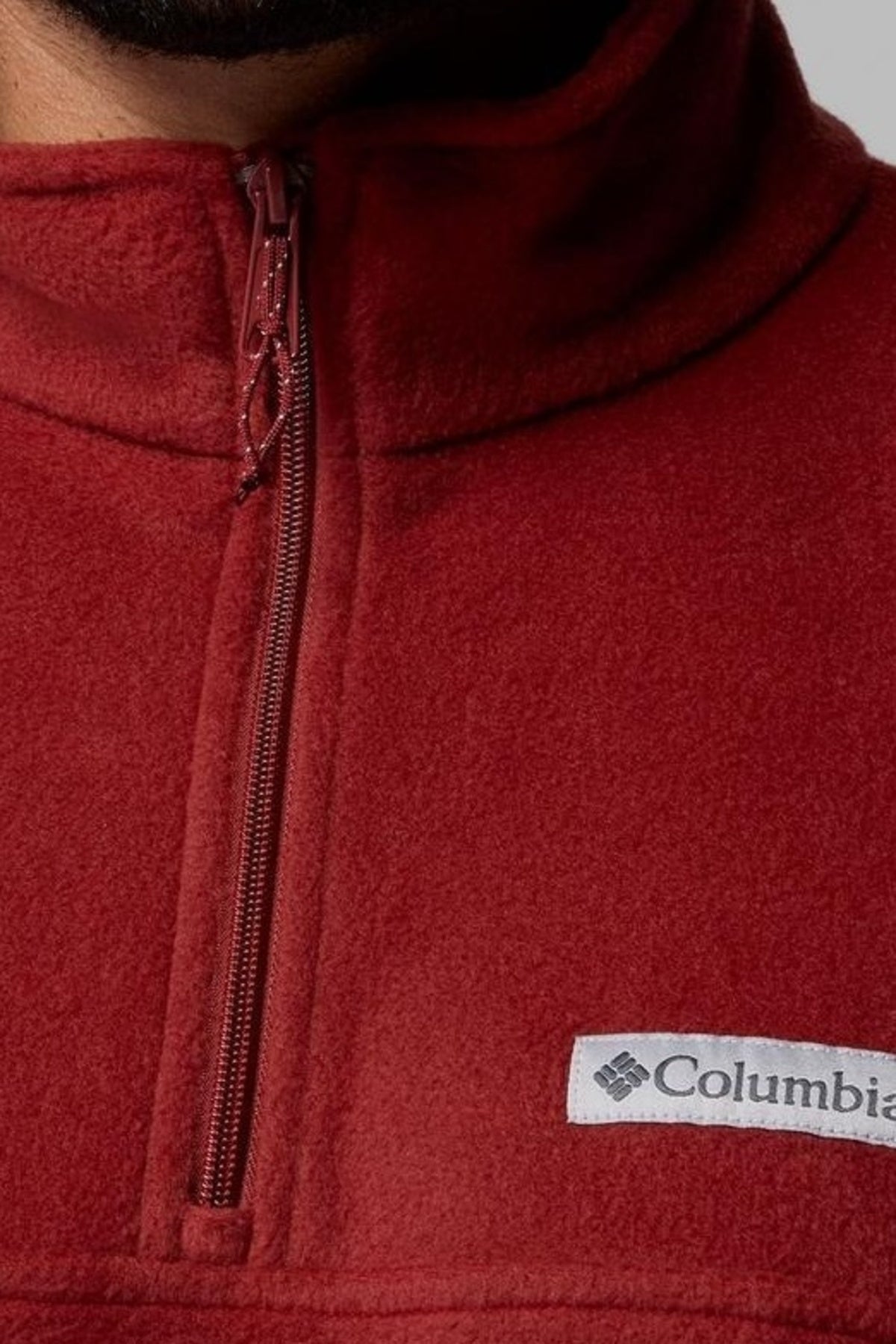 COLUMBIA CB STEENS MOUNTAIN HALF ZIP en color ROJO  (4)