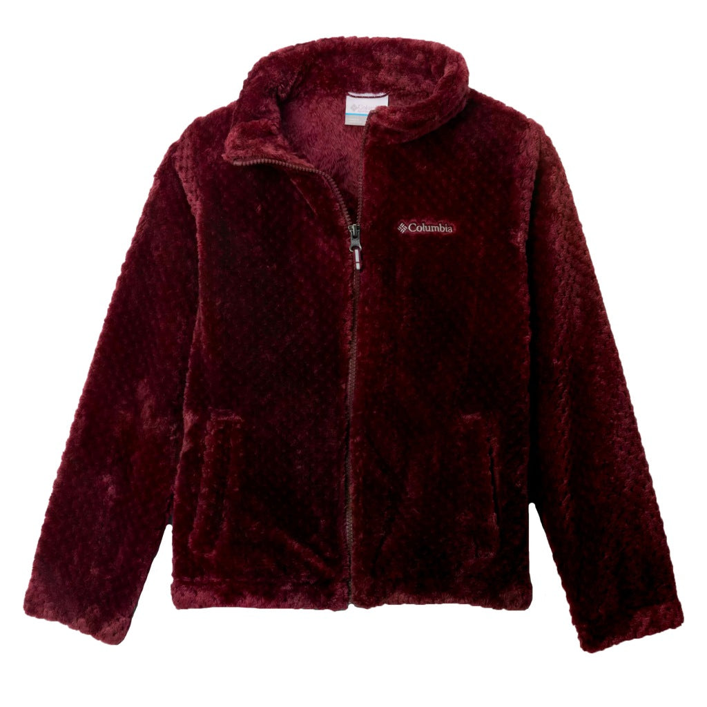 COLUMBIA FIRE SIDE SHERPA FULL ZIP en color BURDEOS  (4)