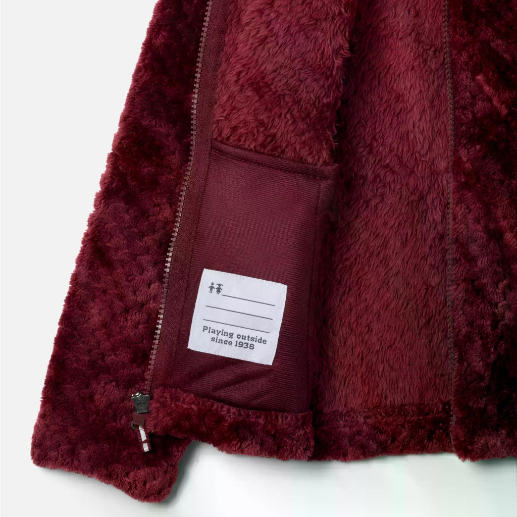 COLUMBIA FIRE SIDE SHERPA FULL ZIP en color BURDEOS  (6)
