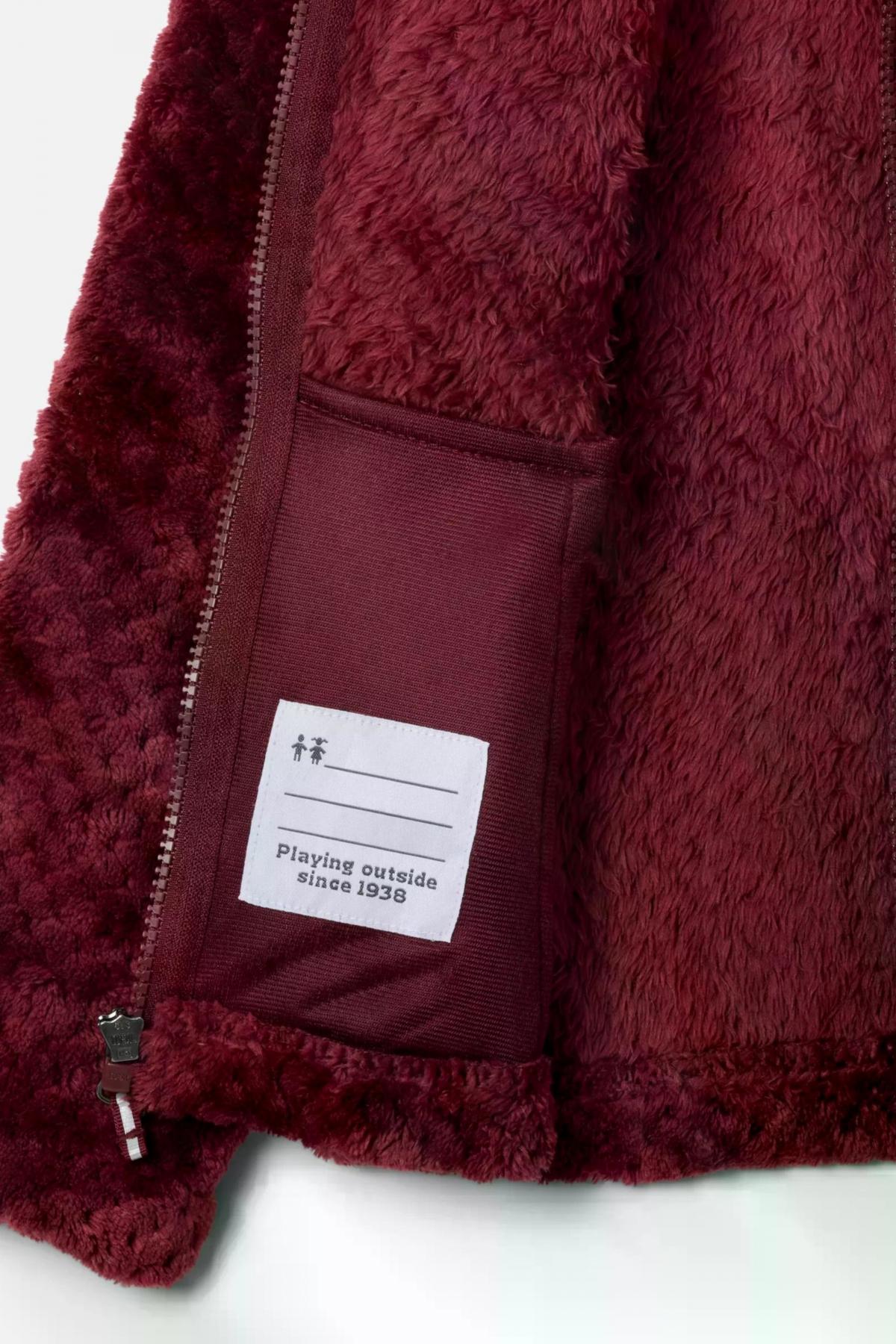 COLUMBIA FIRE SIDE SHERPA FULL ZIP en color BURDEOS  (3)