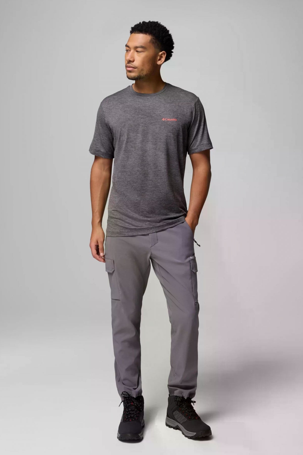 COLUMBIA KWICK HIKE BACK GRAPHIC S en color GRIS  (4)
