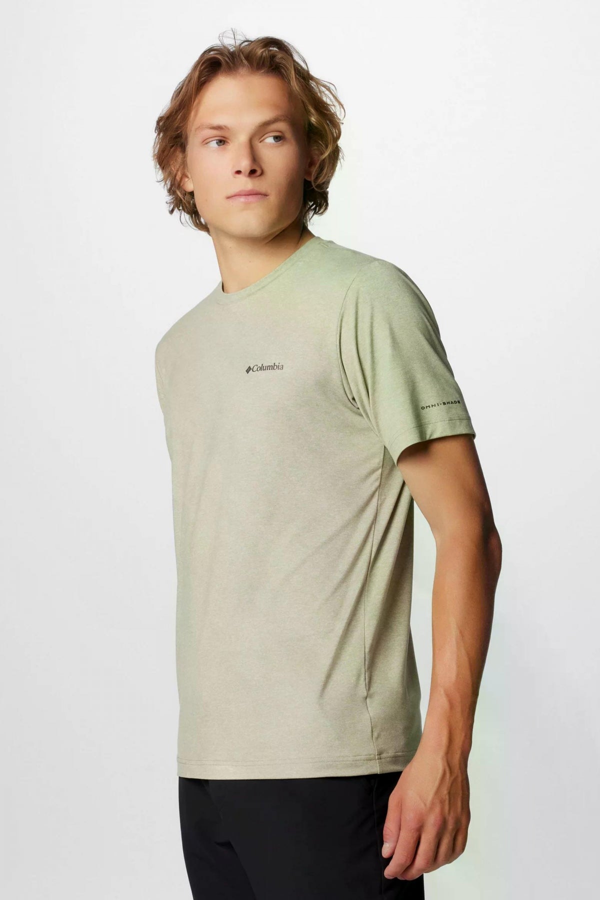 COLUMBIA TECH TRAIL CREW NECK II en color VERDE  (3)