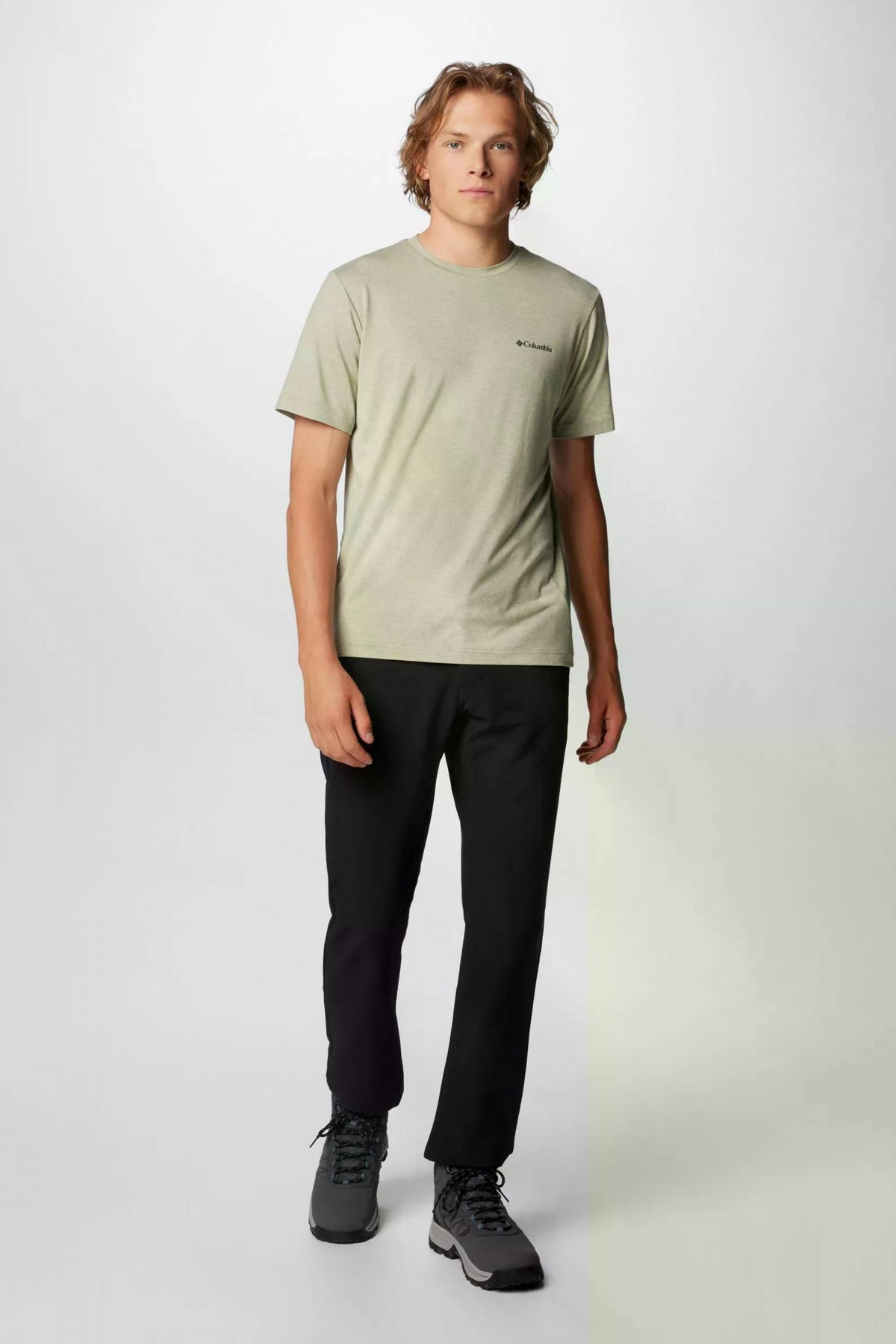 COLUMBIA TECH TRAIL CREW NECK II en color VERDE  (4)