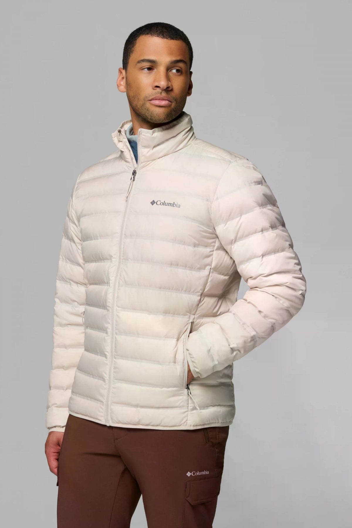 COLUMBIA LAKE  II DOWN JACKET en color BEIS  (3)