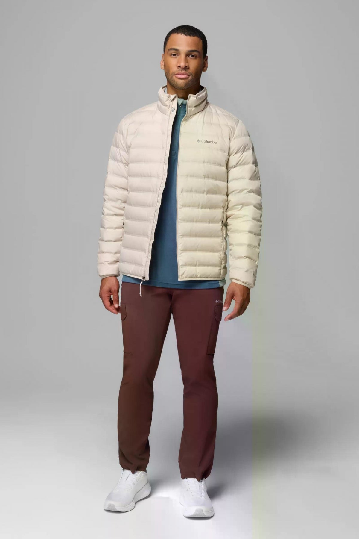 COLUMBIA LAKE  II DOWN JACKET en color BEIS  (4)