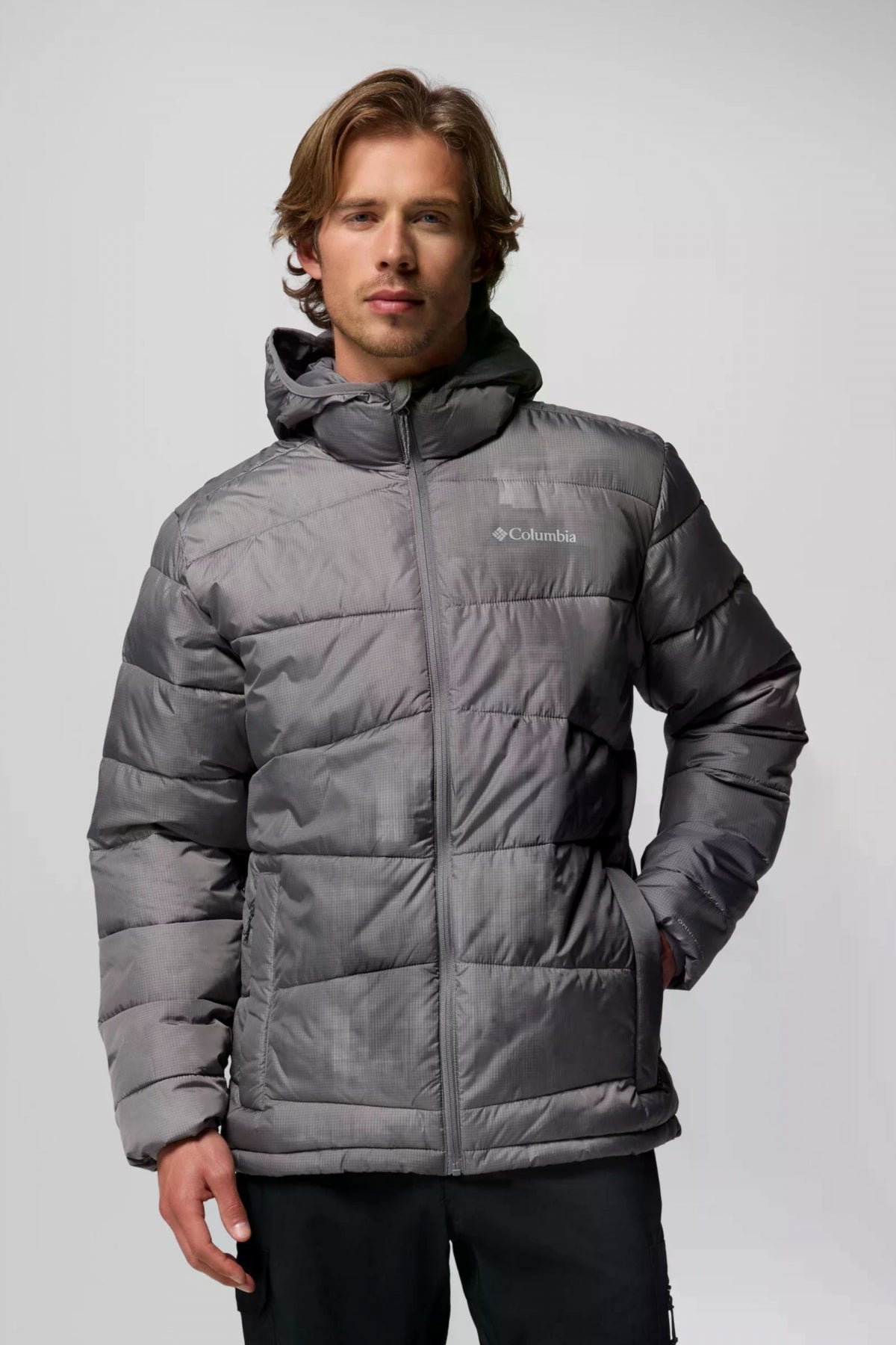 COLUMBIA FIVEMILE BUTTE II HOODED en color GRIS  (1)