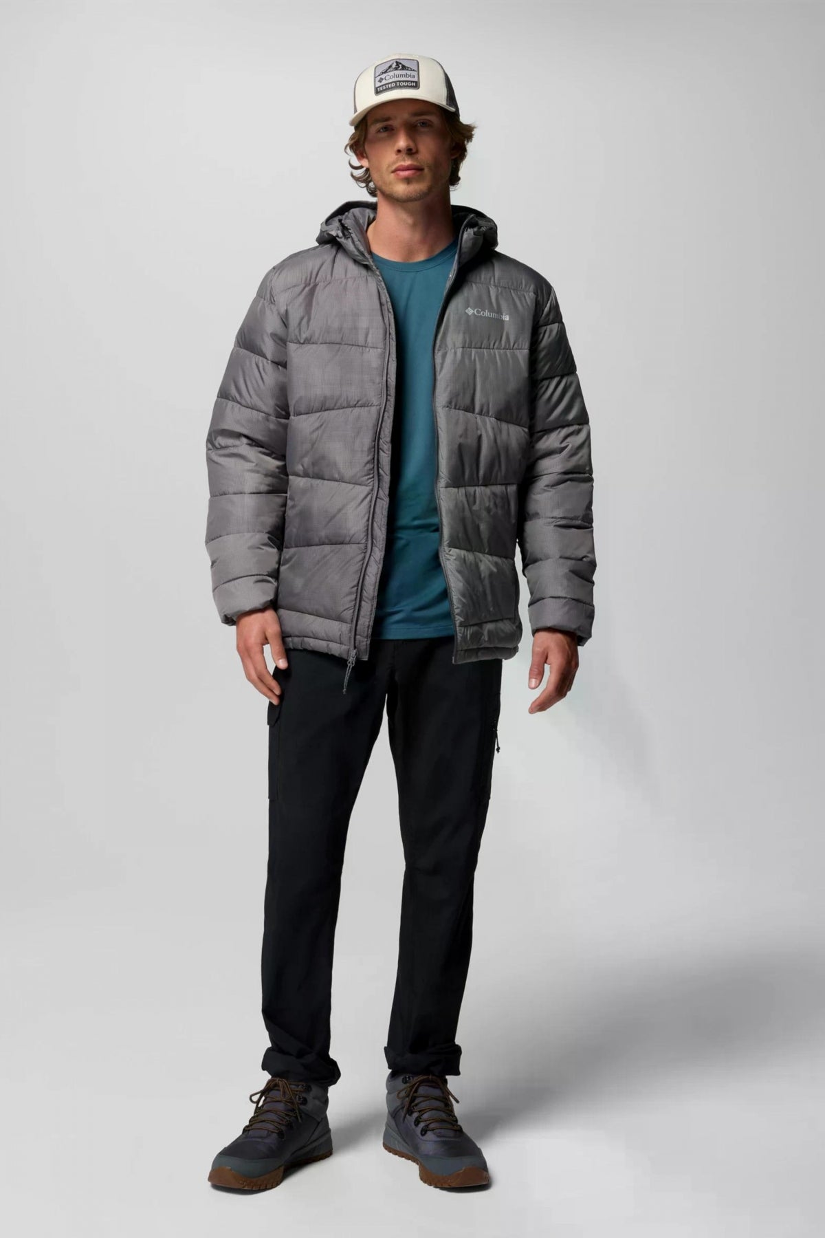 COLUMBIA FIVEMILE BUTTE II HOODED en color GRIS  (4)