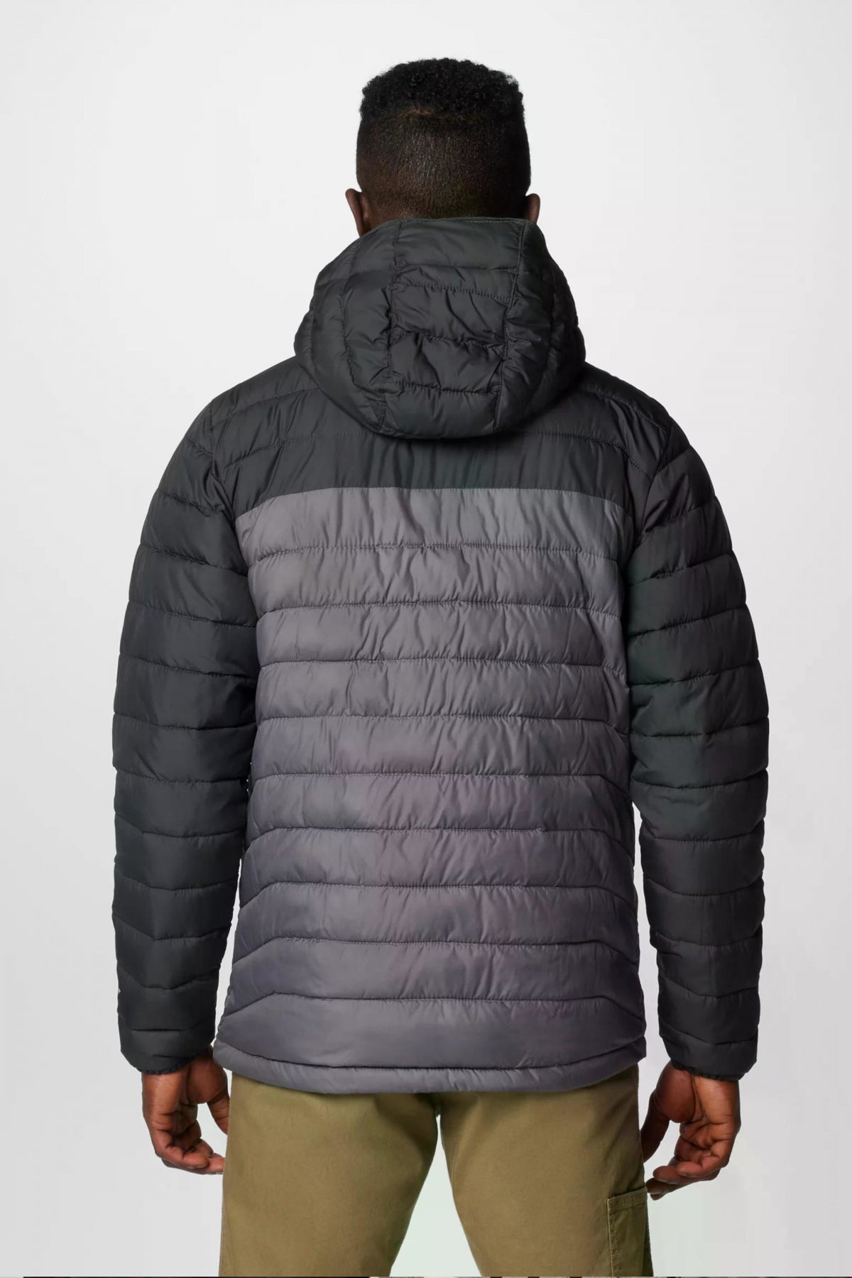COLUMBIA POWDER LITE II HOODED JACKET en color GRIS  (2)