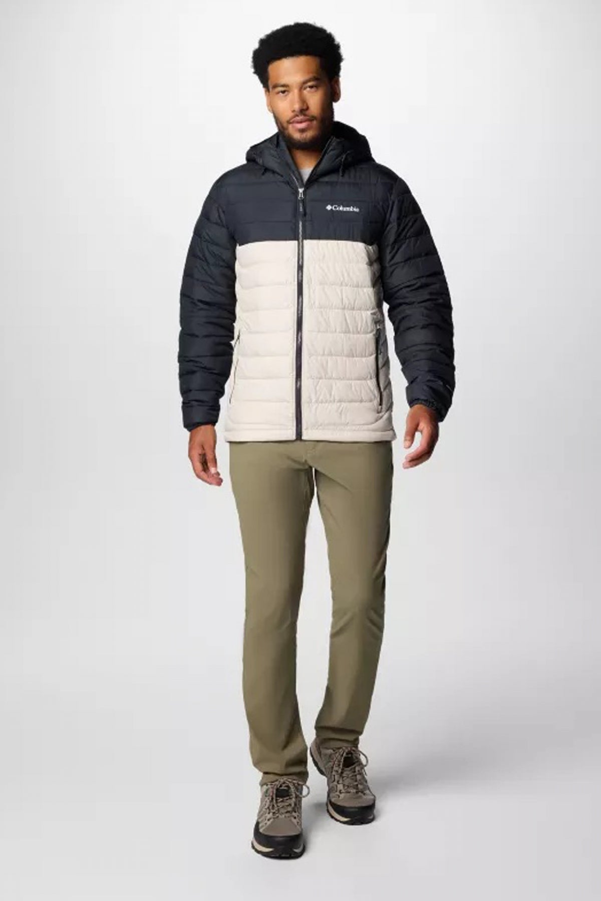 COLUMBIA POWDER LITE II HOODED JAC en color BEIS  (4)