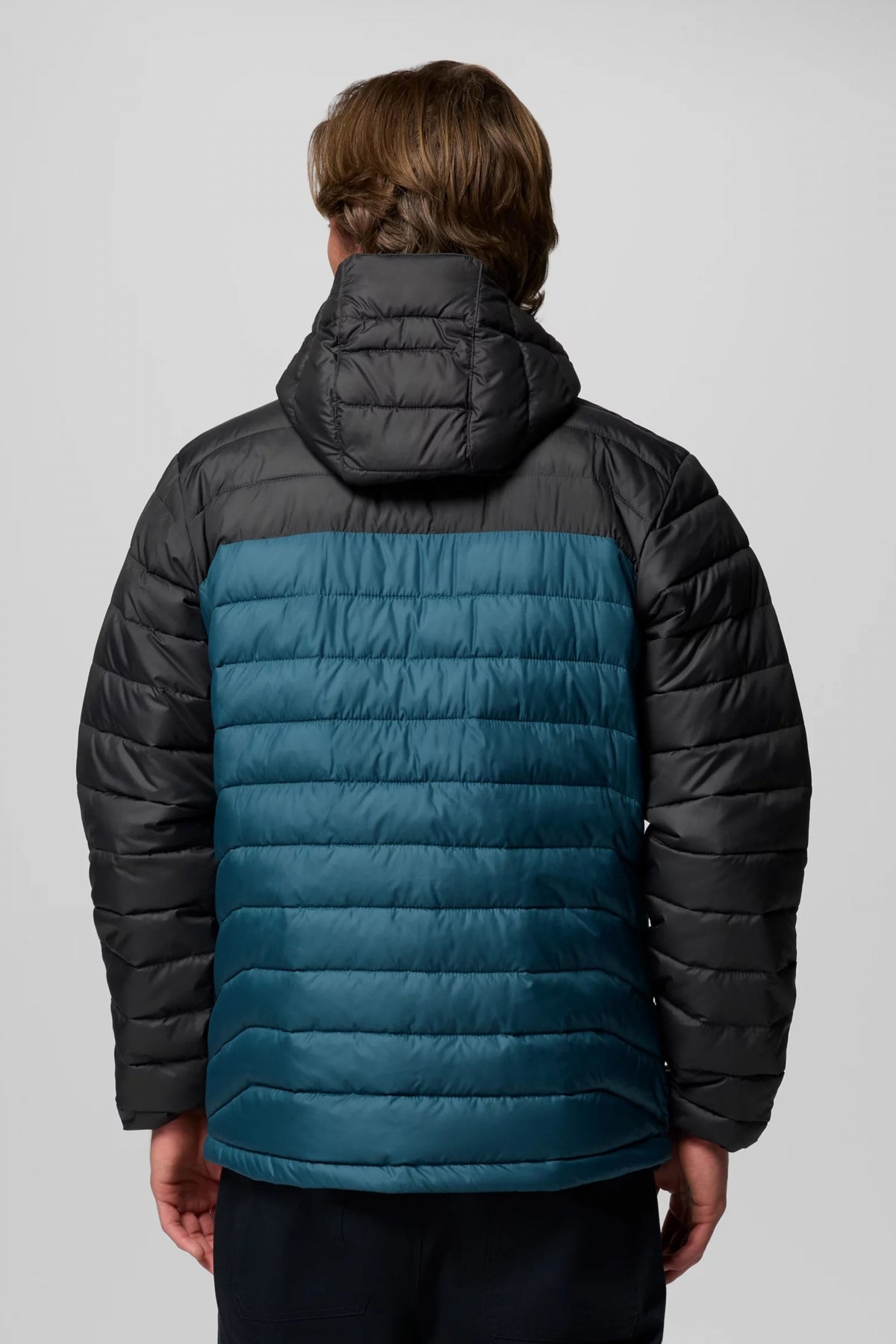 COLUMBIA POWDER LITE II HOODED JAC en color AZUL  (3)