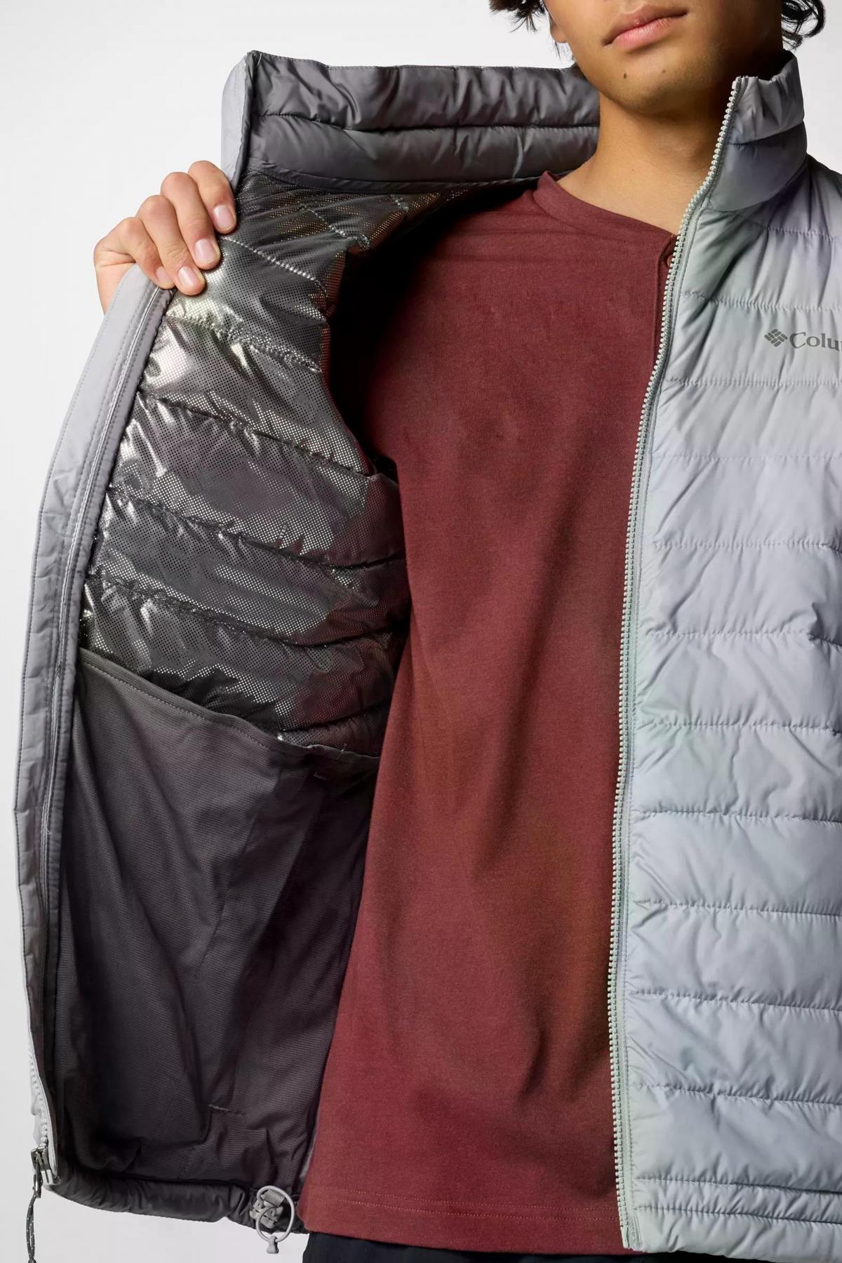 COLUMBIA POWDER LITE II JACKET en color GRIS  (3)