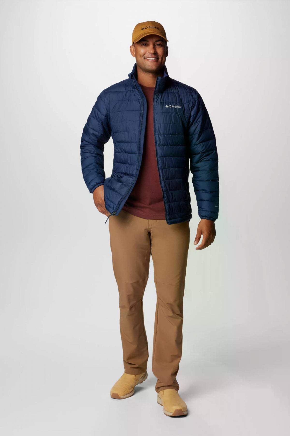 COLUMBIA POWDER LITE II JACKET en color AZUL  (4)