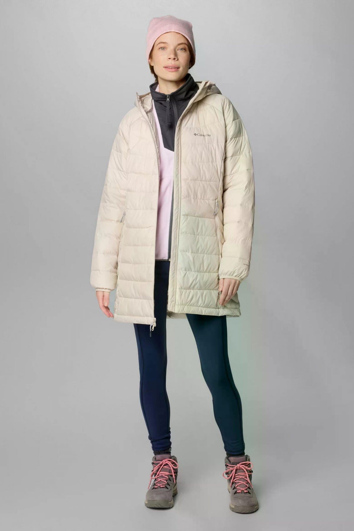 COLUMBIA POWDER LITE II MID JACKET en color BEIS  (4)