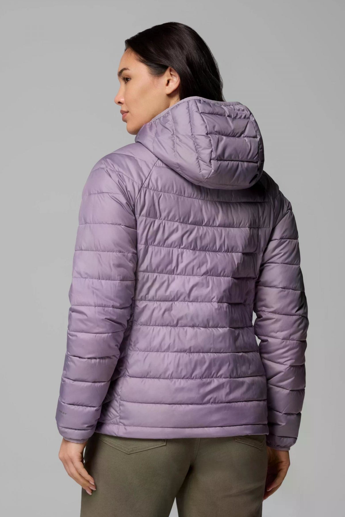COLUMBIA POWDER LITE II HOODED JACKET en color VIOLETA  (2)