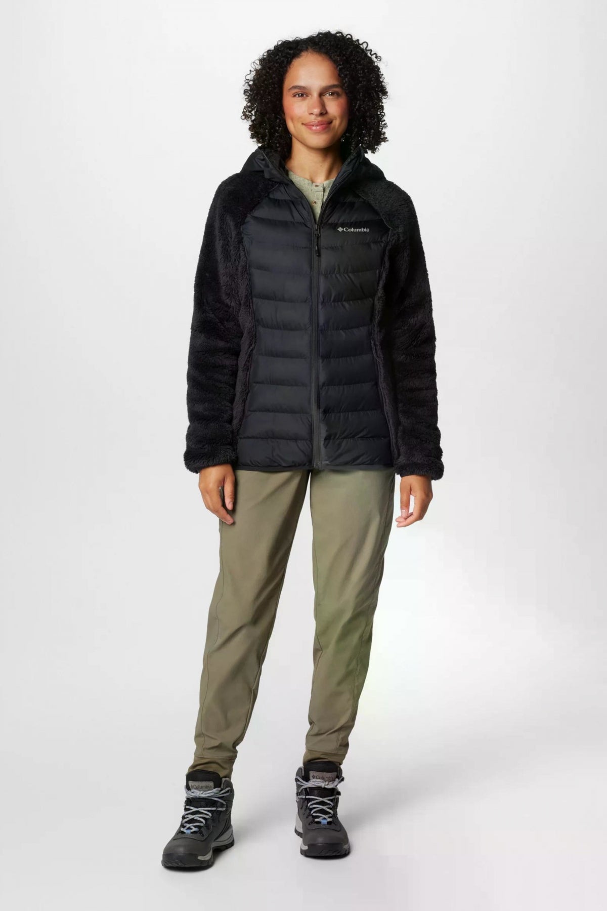 COLUMBIA POWDER LITE II SHERPA HYB en color NEGRO  (4)