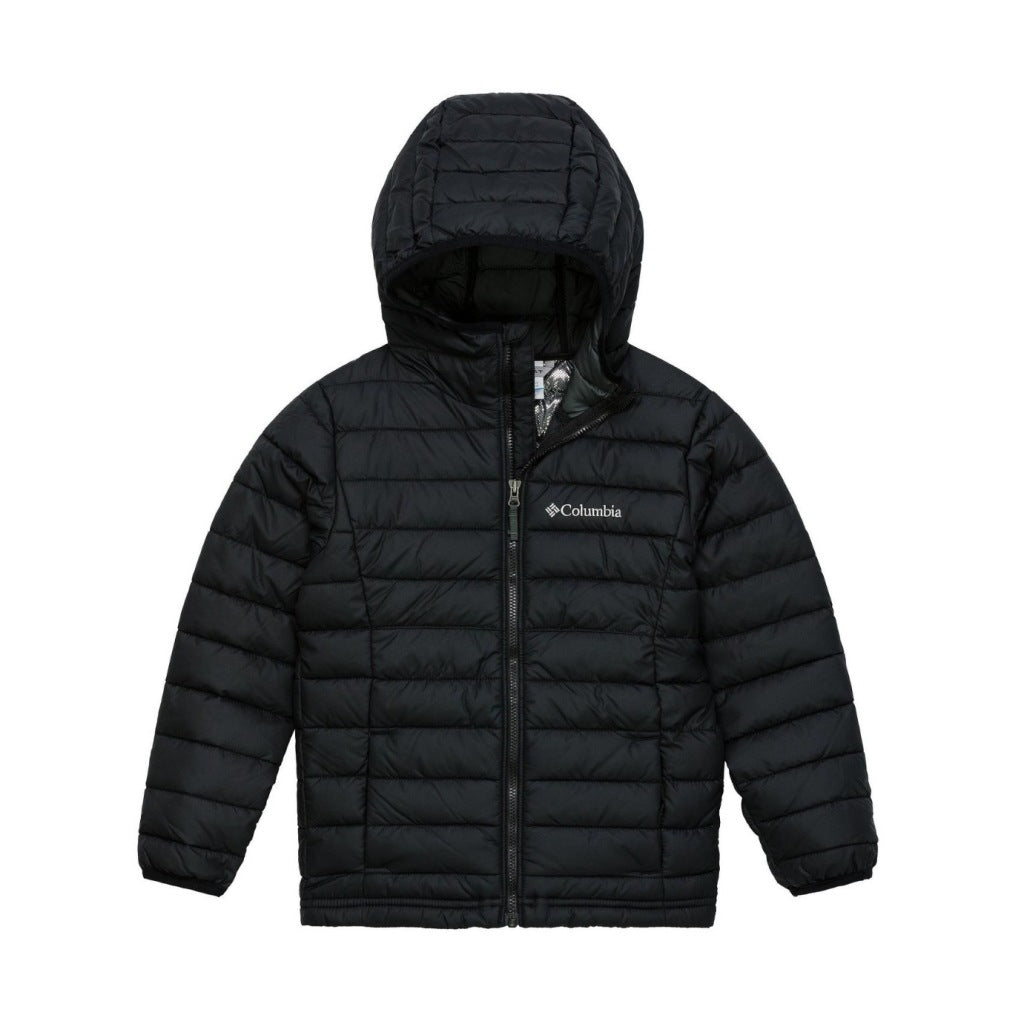 COLUMBIA POWDER LITE II HOODED JACKET en color NEGRO  (4)