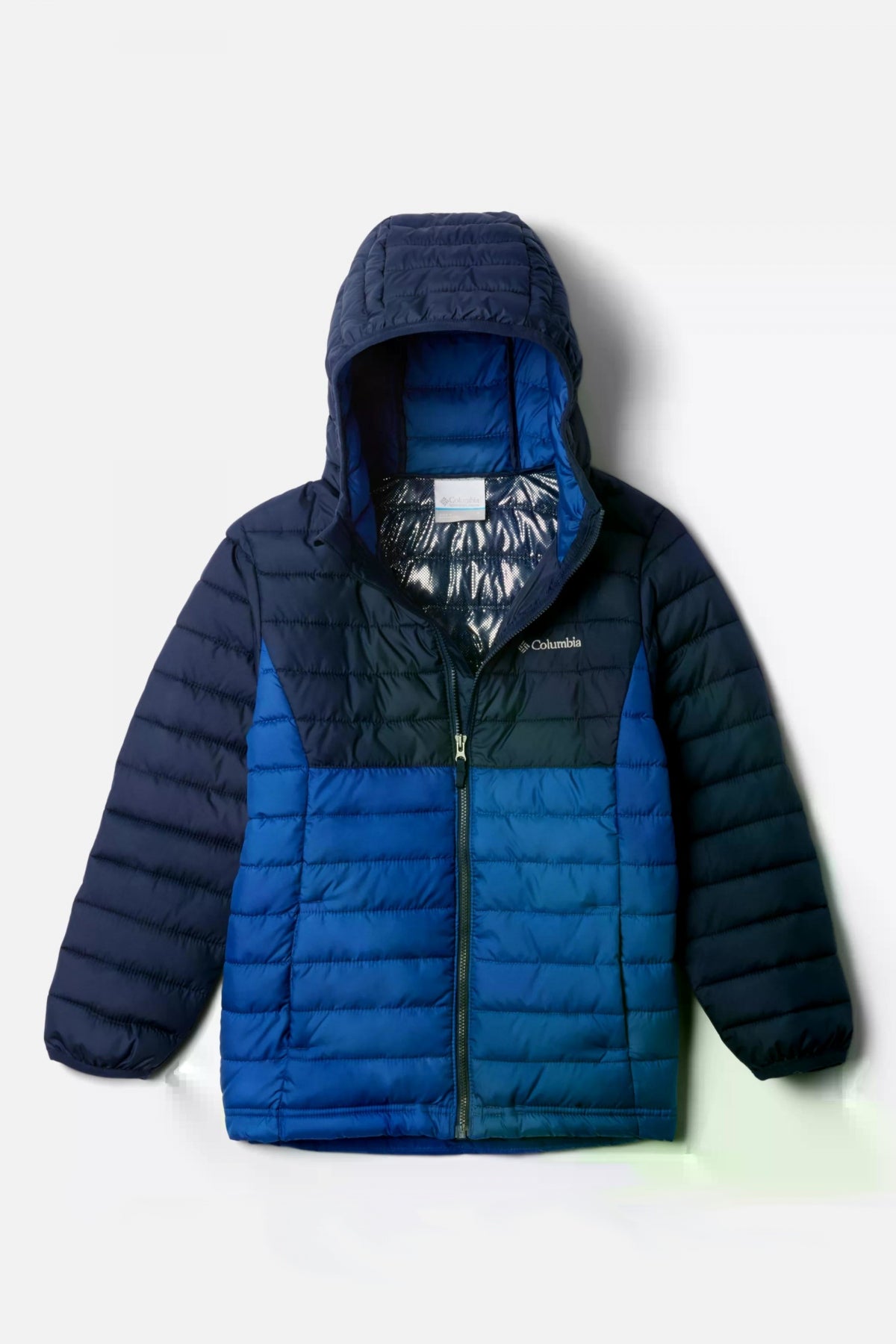 COLUMBIA POWDER LITE II HOODED JACKET en color AZUL  (1)