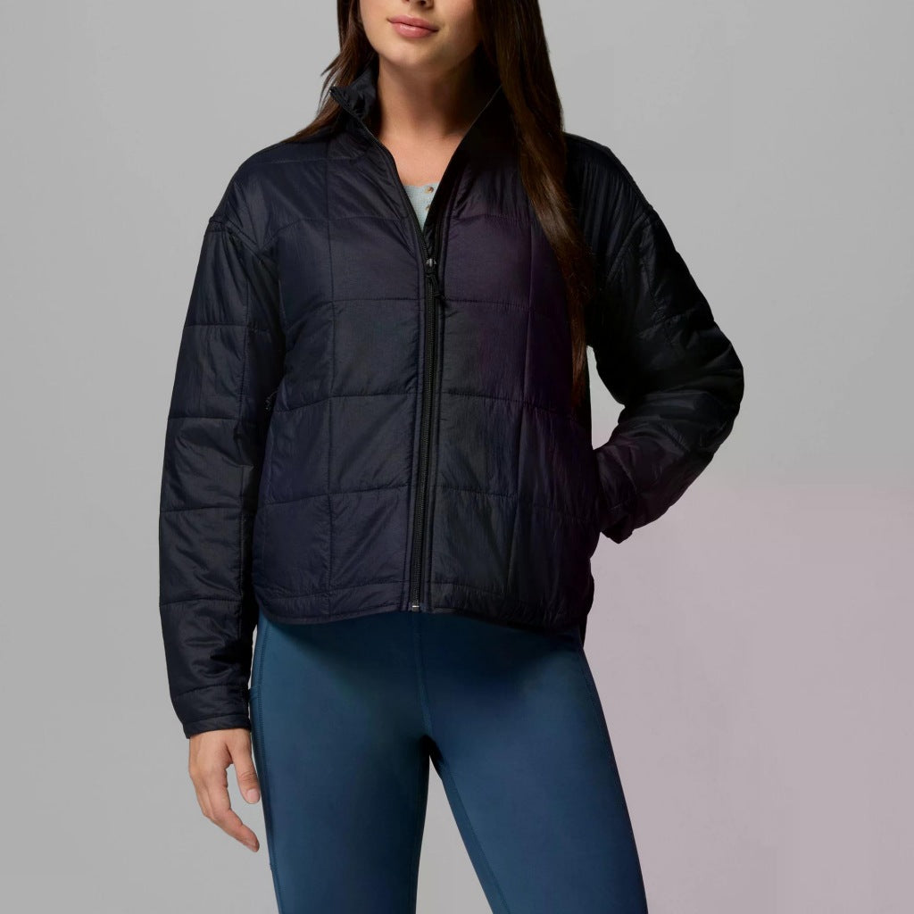 COLUMBIA SIENNA HILL QUILTED JACKET en color NEGRO  (6)