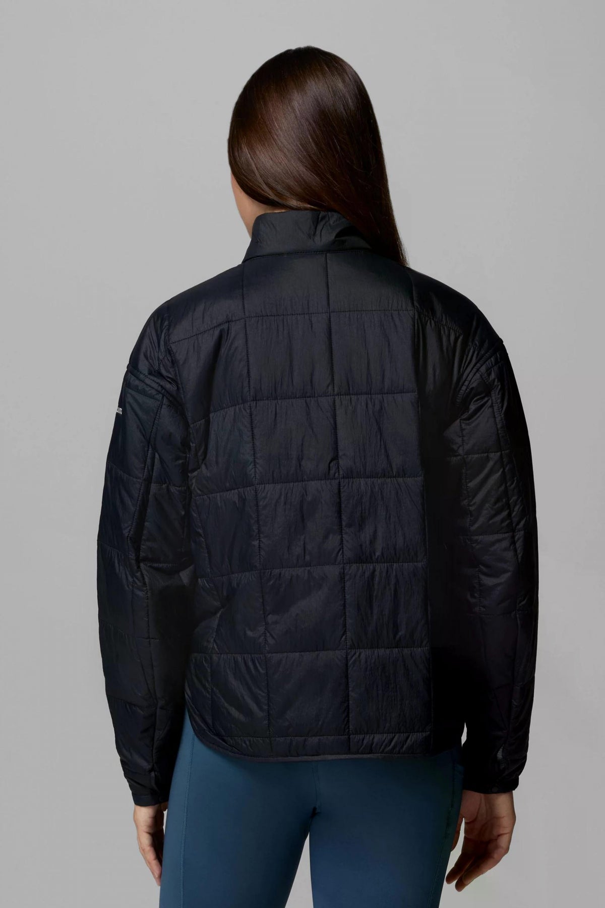 COLUMBIA SIENNA HILL QUILTED JACKET en color NEGRO  (2)