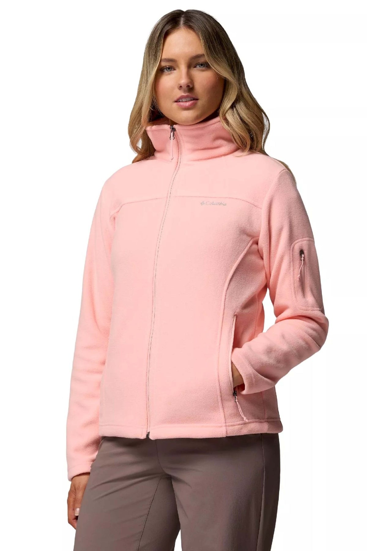 COLUMBIA FAST TREK II JACKET en color ROSA  (1)