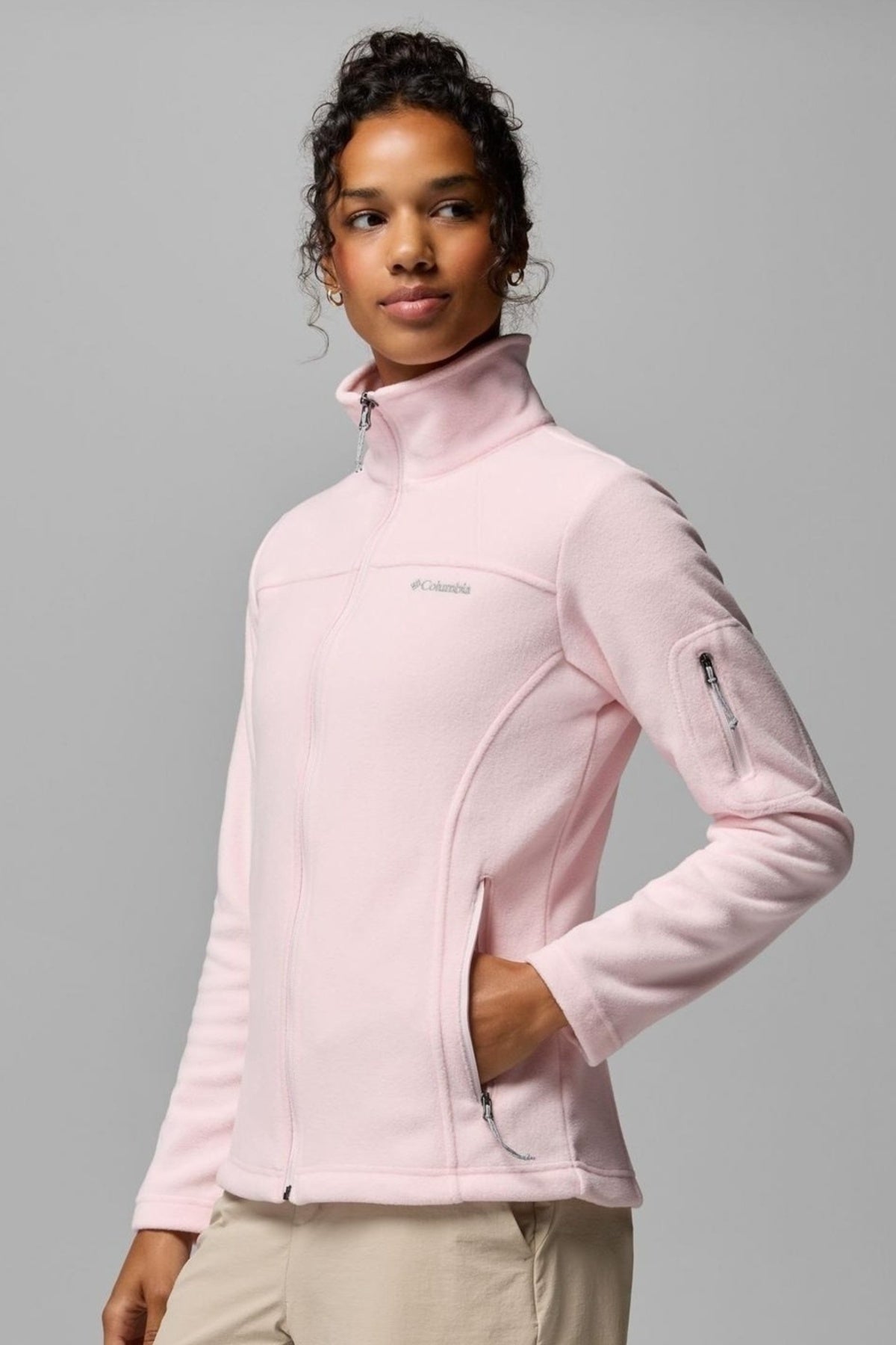 COLUMBIA CB FAST TREK II JACKET en color ROSA  (1)