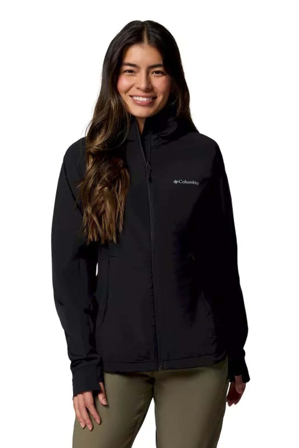 COLUMBIA SWEET AS III HOODED en color NEGRO  (1)