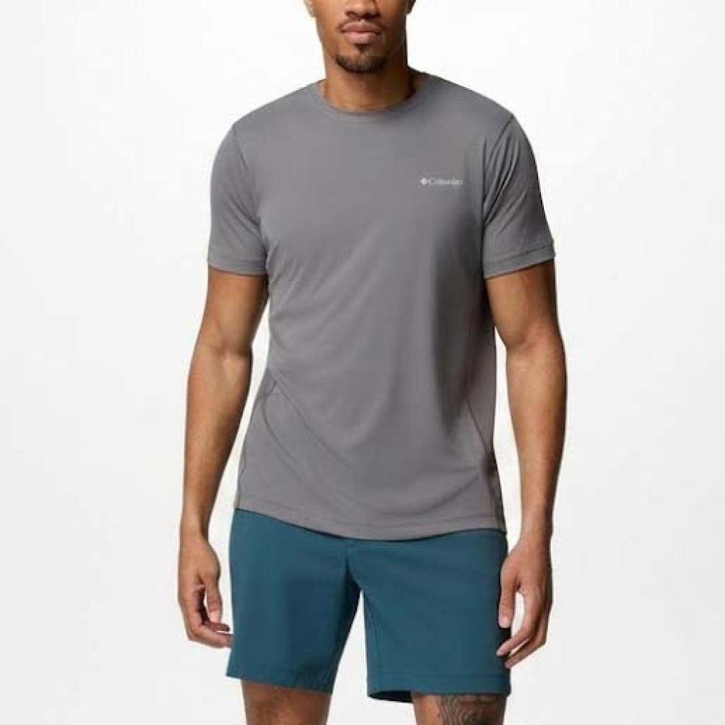 COLUMBIA  RULES LIGHT SS CREW  en color GRIS  (4)