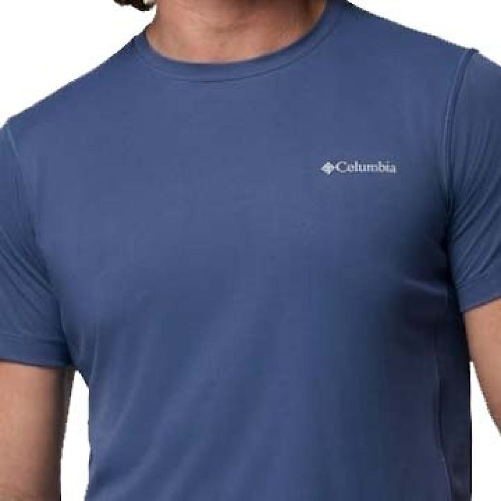 COLUMBIA  RULES LIGHT SS CREW  en color AZUL  (5)