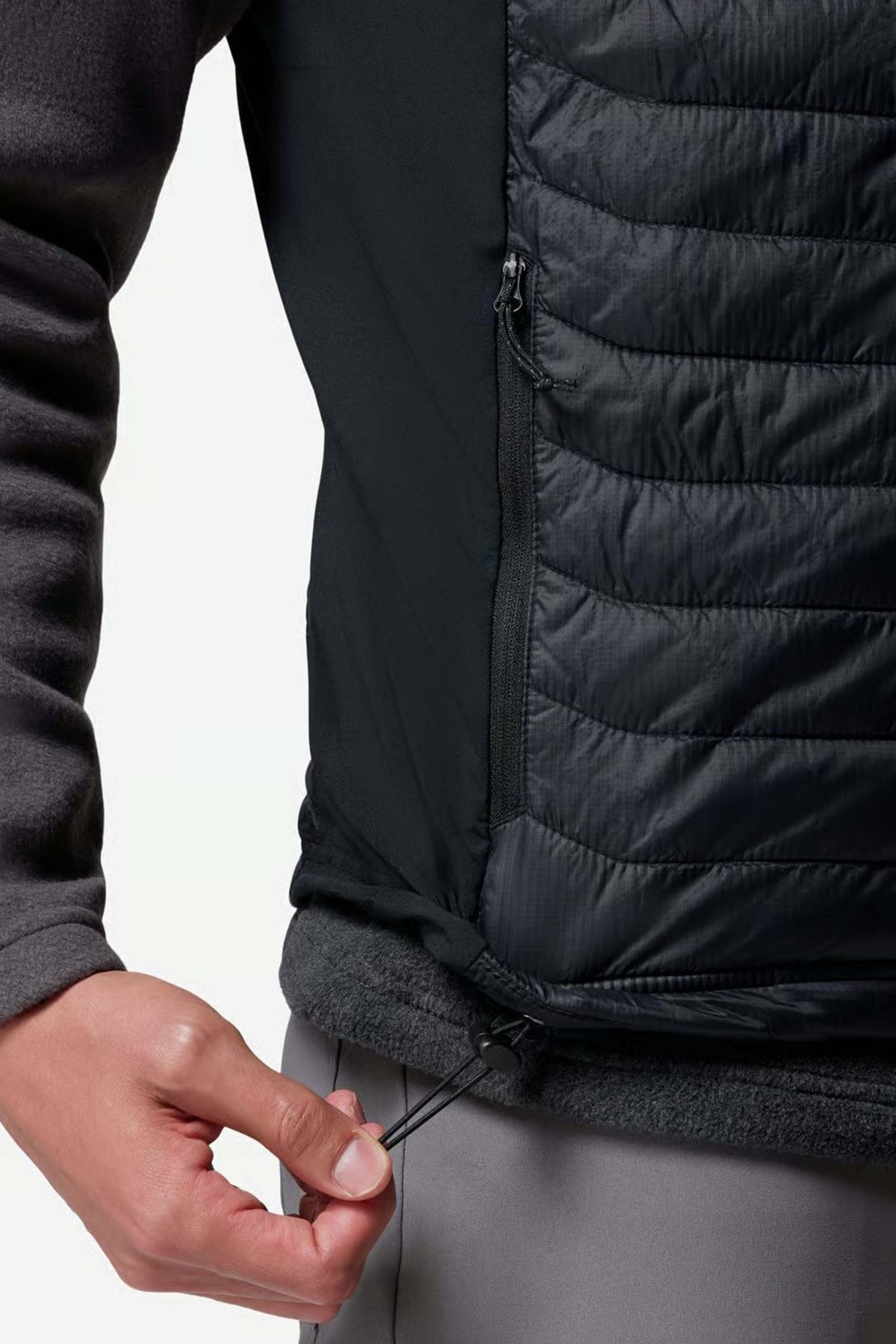 COLUMBIA POWDER PASS HYBRID VEST en color NEGRO  (4)