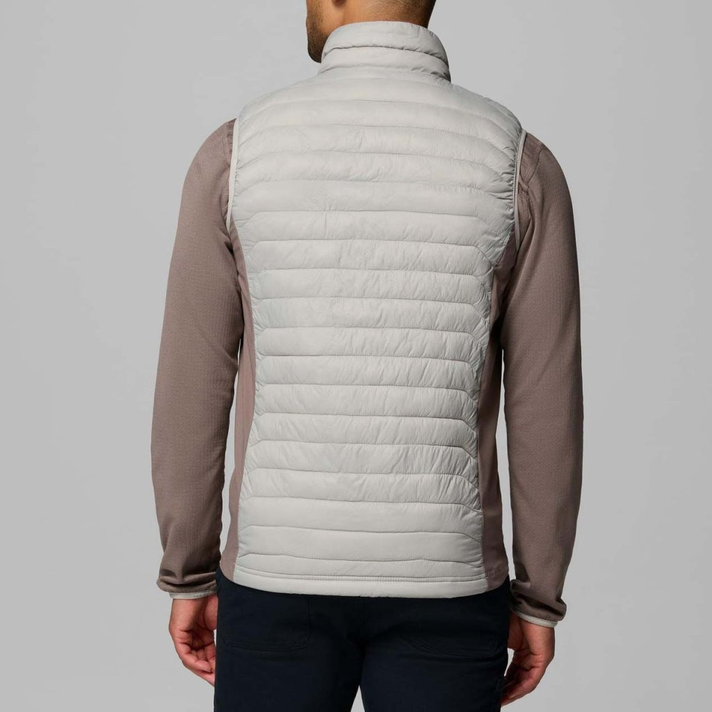 COLUMBIA POWDER PASS HYBRID VEST en color GRIS  (5)