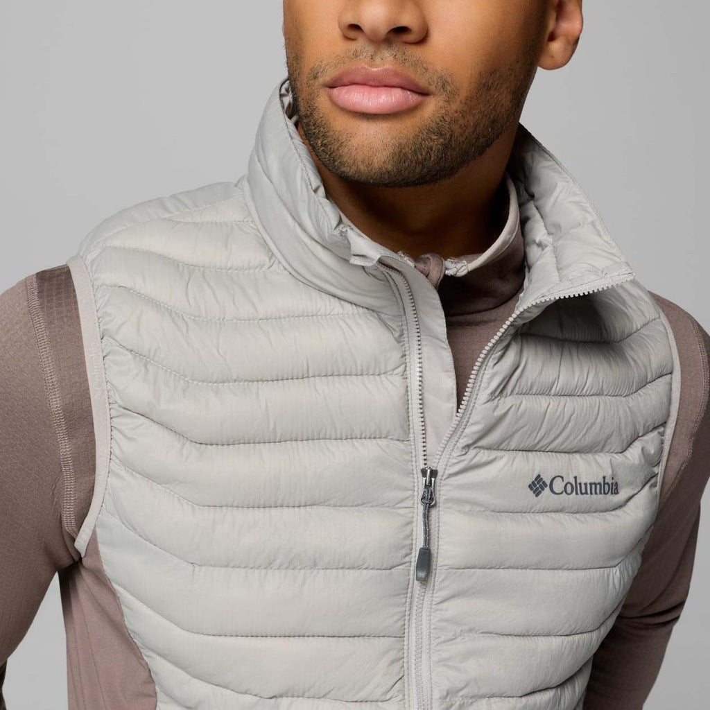 COLUMBIA POWDER PASS HYBRID VEST en color GRIS  (6)