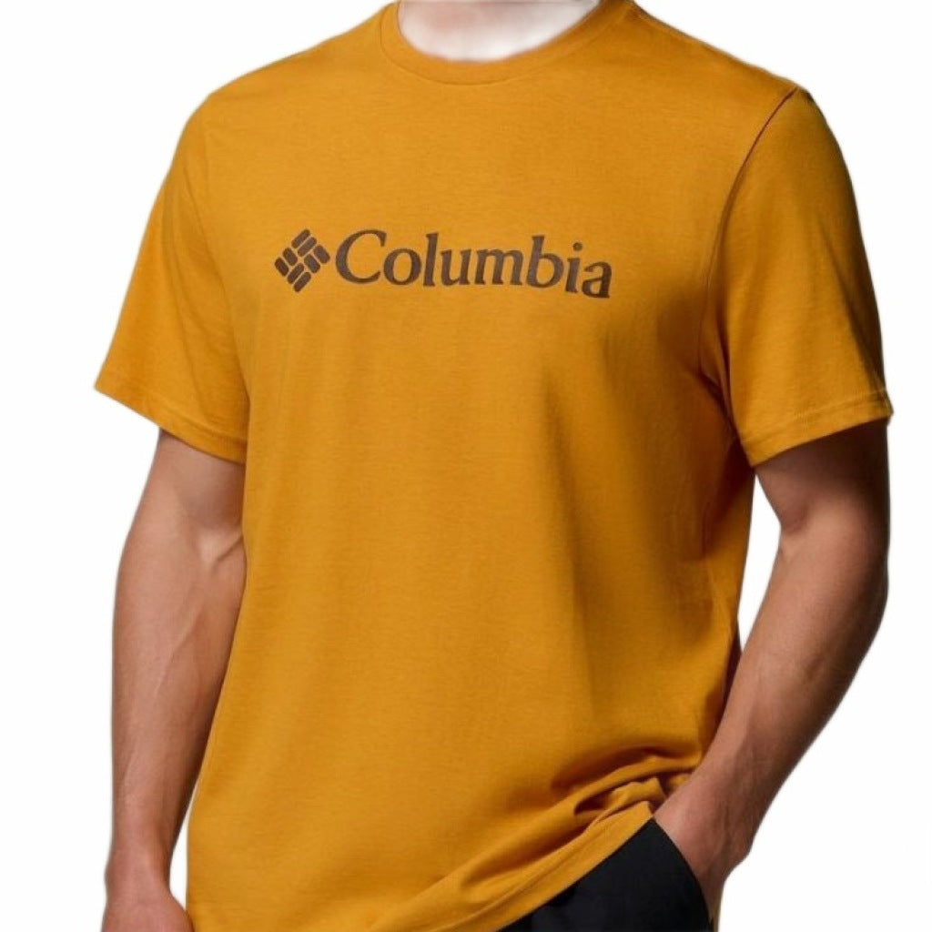 COLUMBIA CB CSC BASIC LOGO TEE en color AMARILLO  (4)