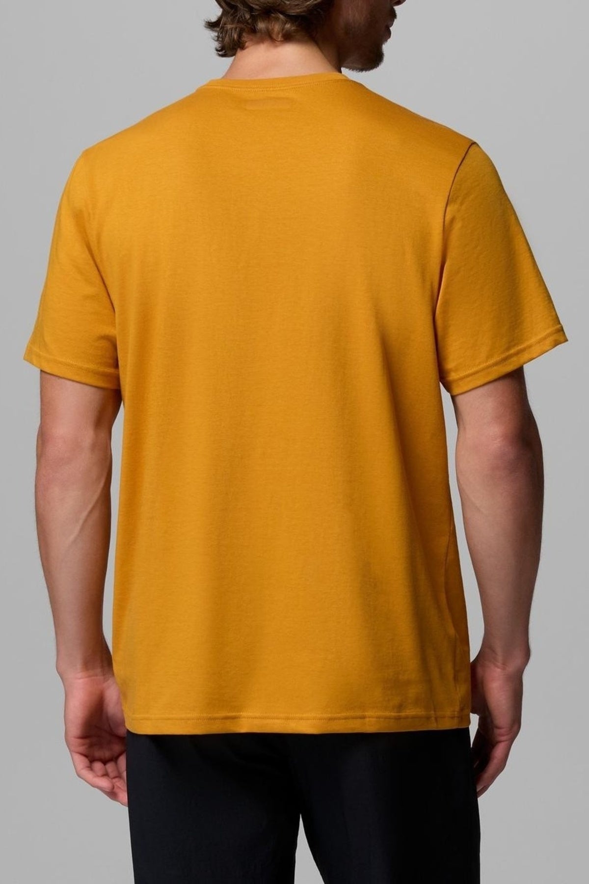 COLUMBIA CB CSC BASIC LOGO TEE en color AMARILLO  (2)