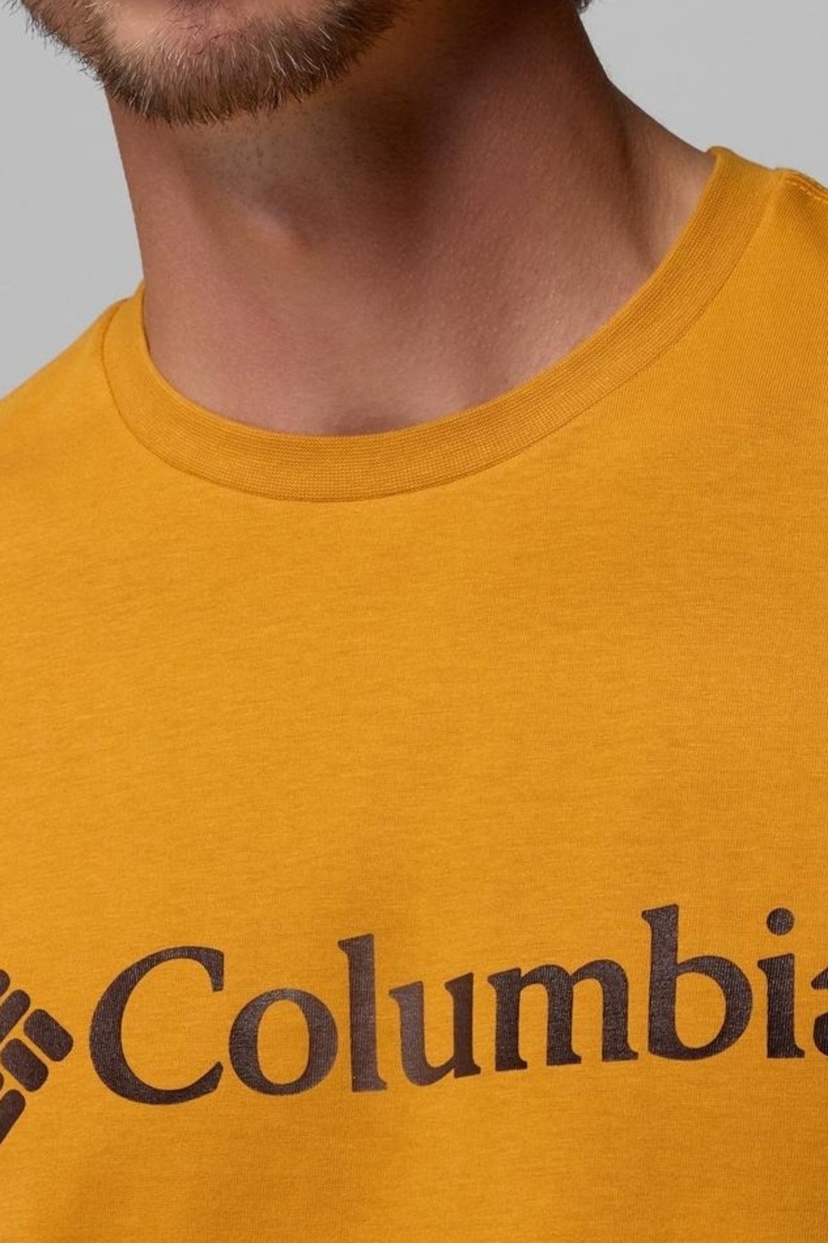 COLUMBIA CB CSC BASIC LOGO TEE en color AMARILLO  (3)
