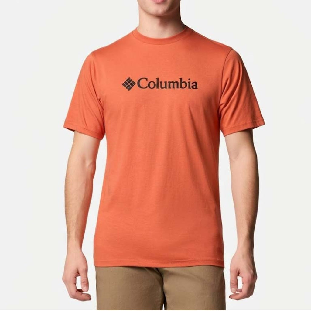 COLUMBIA CSC BASIC LOGO TEE en color NARANJA  (4)
