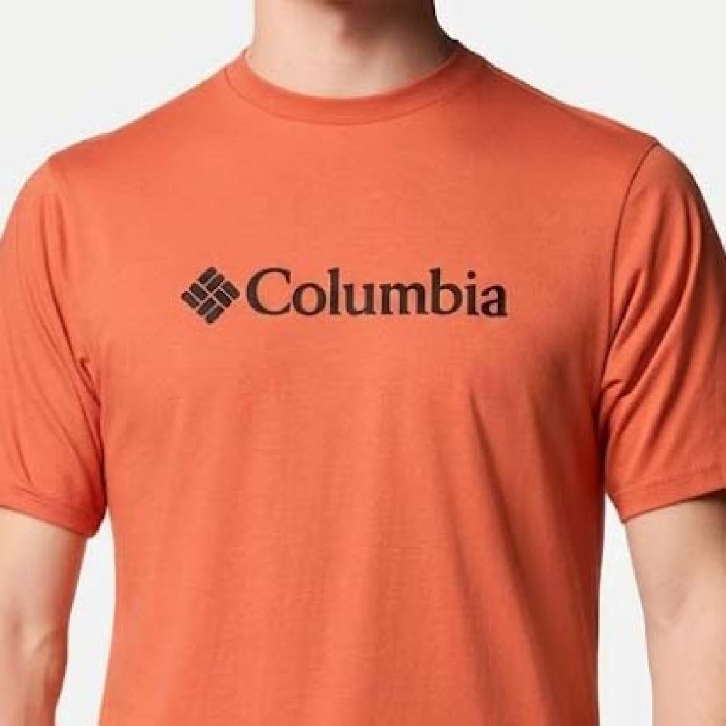 COLUMBIA CSC BASIC LOGO TEE en color NARANJA  (6)
