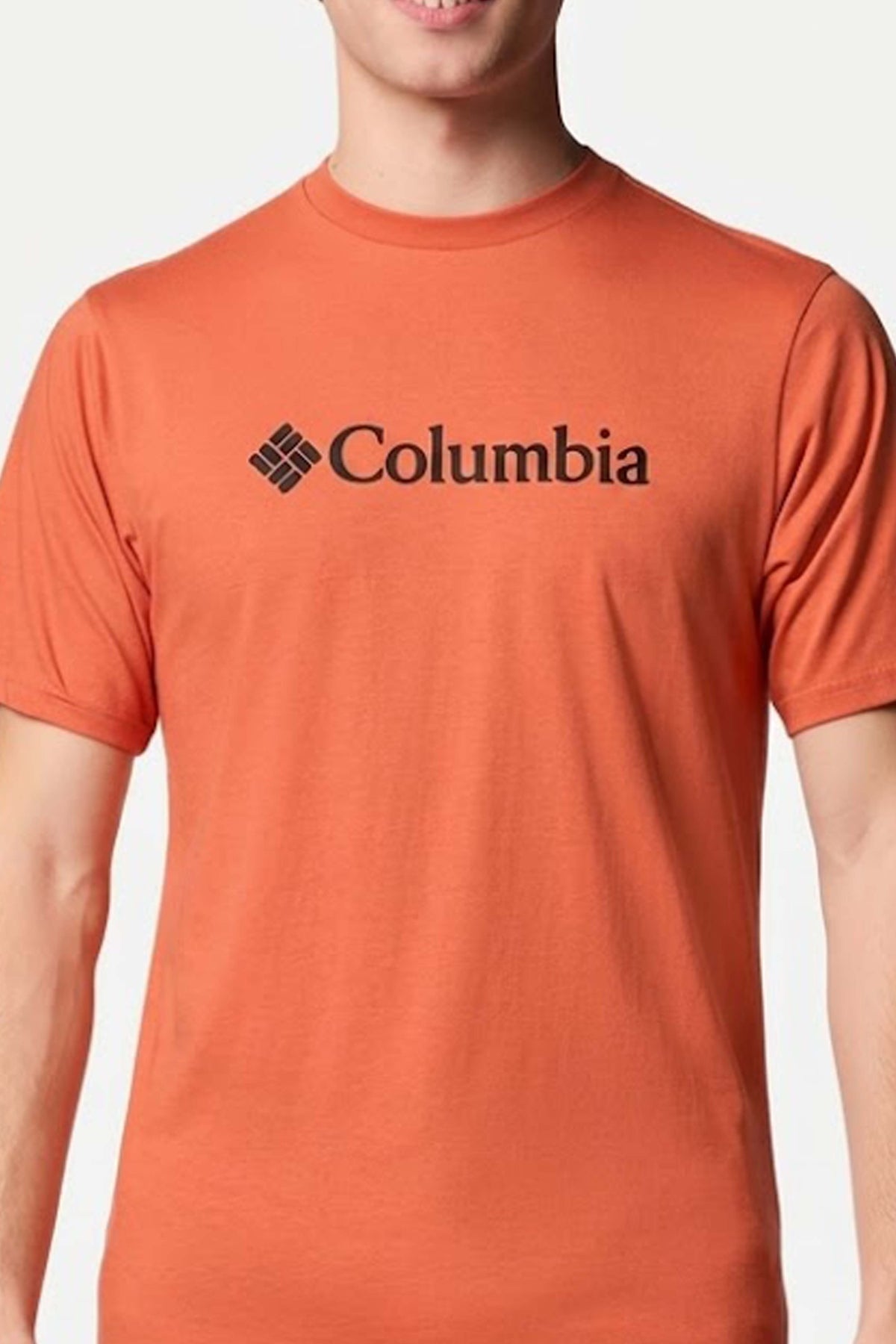 COLUMBIA CSC BASIC LOGO TEE en color NARANJA  (3)