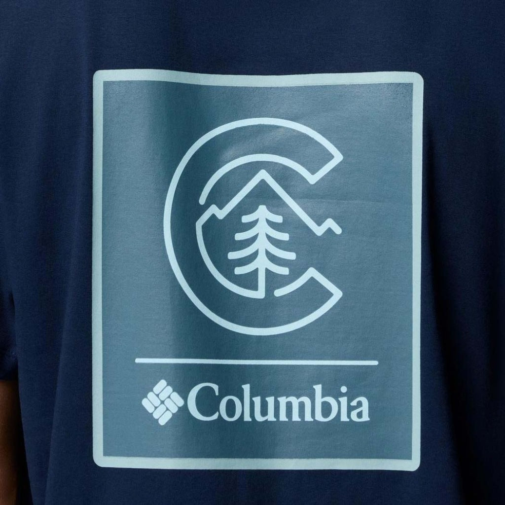 COLUMBIA CSC LOGO BACK TEE en color AZUL  (6)