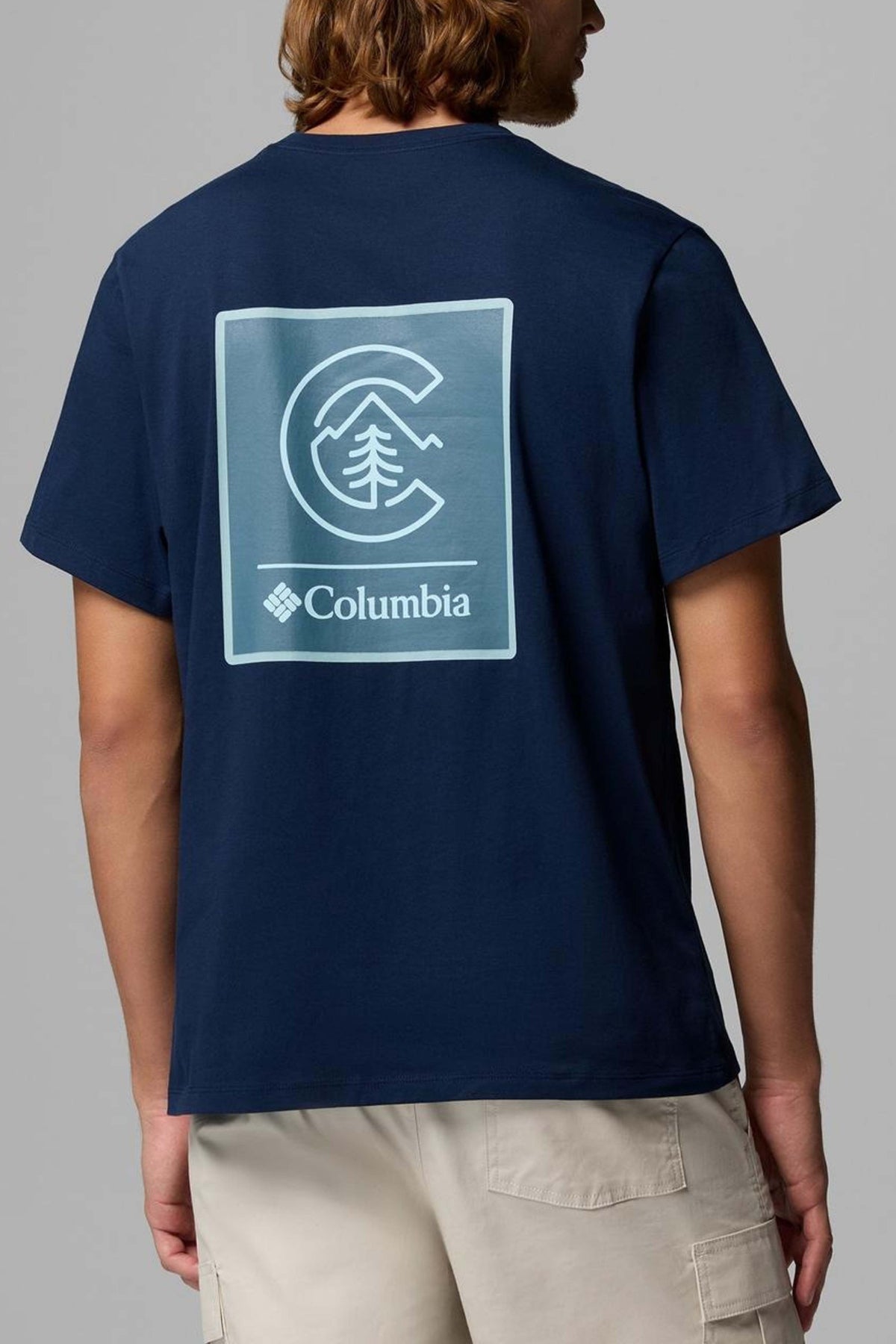 COLUMBIA CSC LOGO BACK TEE en color AZUL  (2)