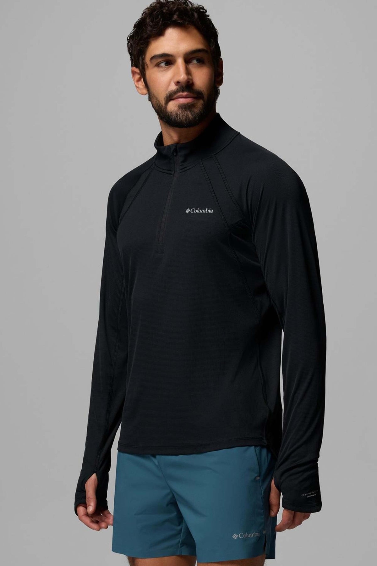 COLUMBIA STEALTH SPRING LS HZ TEE en color NEGRO  (3)