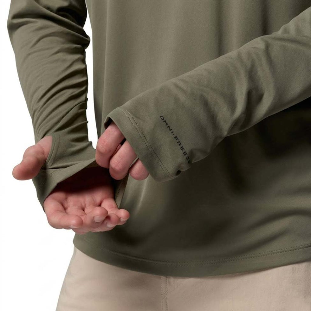 COLUMBIA ZERO RULES LIGHT HOODIE en color VERDE  (6)