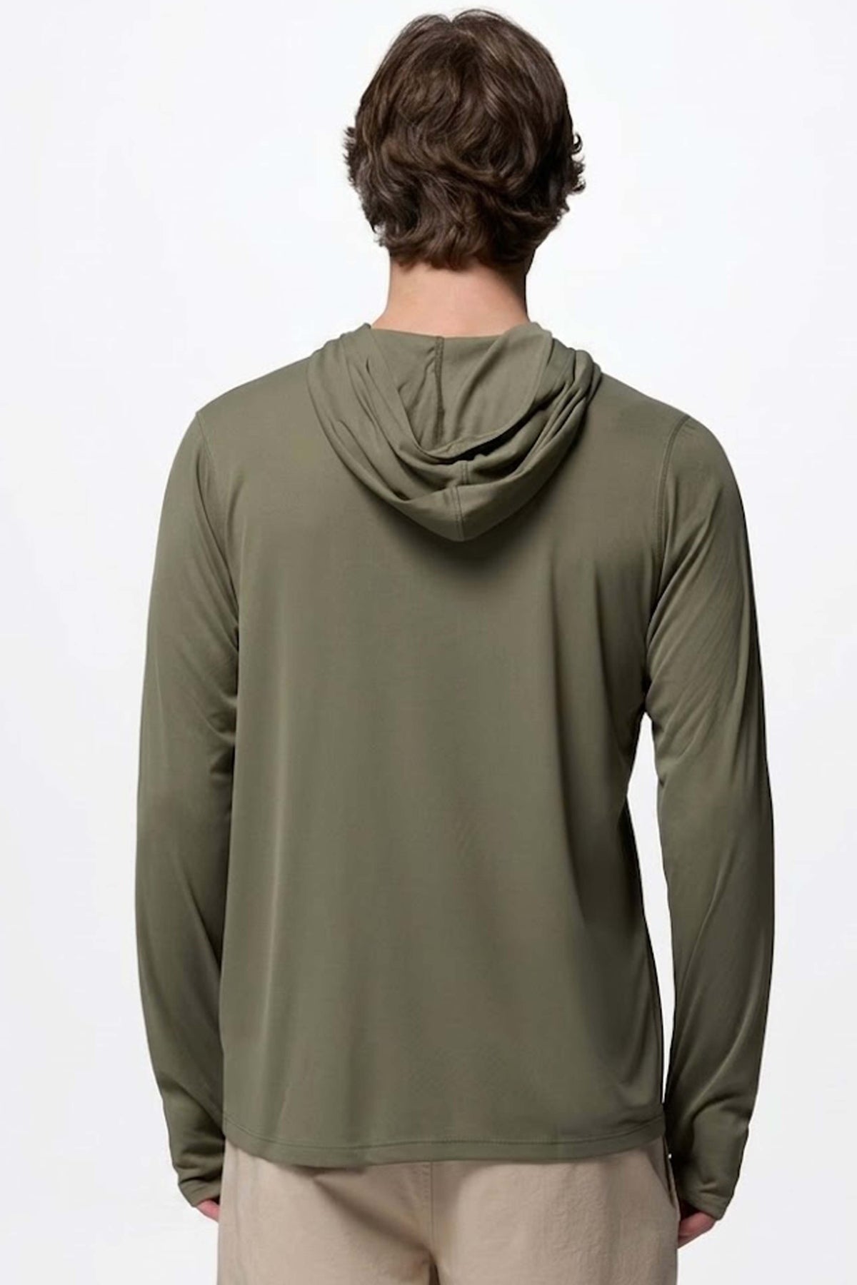 COLUMBIA ZERO RULES LIGHT HOODIE en color VERDE  (2)