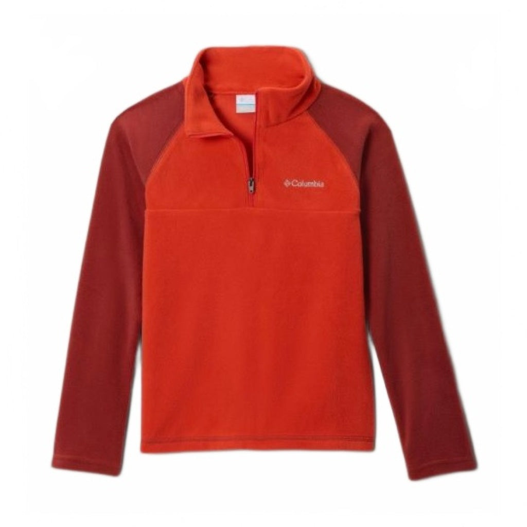 COLUMBIA GLACIAL HALF ZIP en color ROJO  (4)
